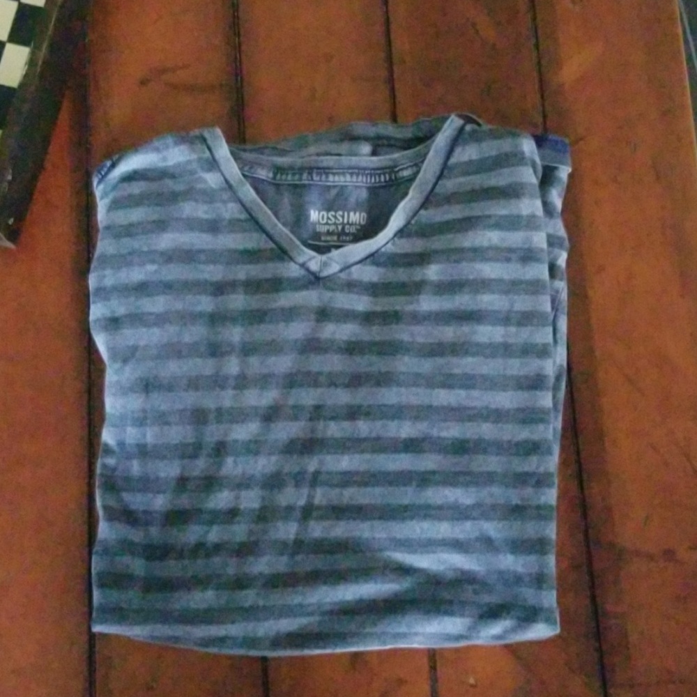 Mens medium purple stripe